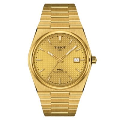Tissot PRX Men's Automatic Gold Watch - T1374073302100